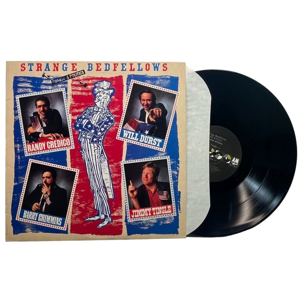 Strange Bedfellows Comedy and Politics LP 1988 Will Durst Barry Grimmins